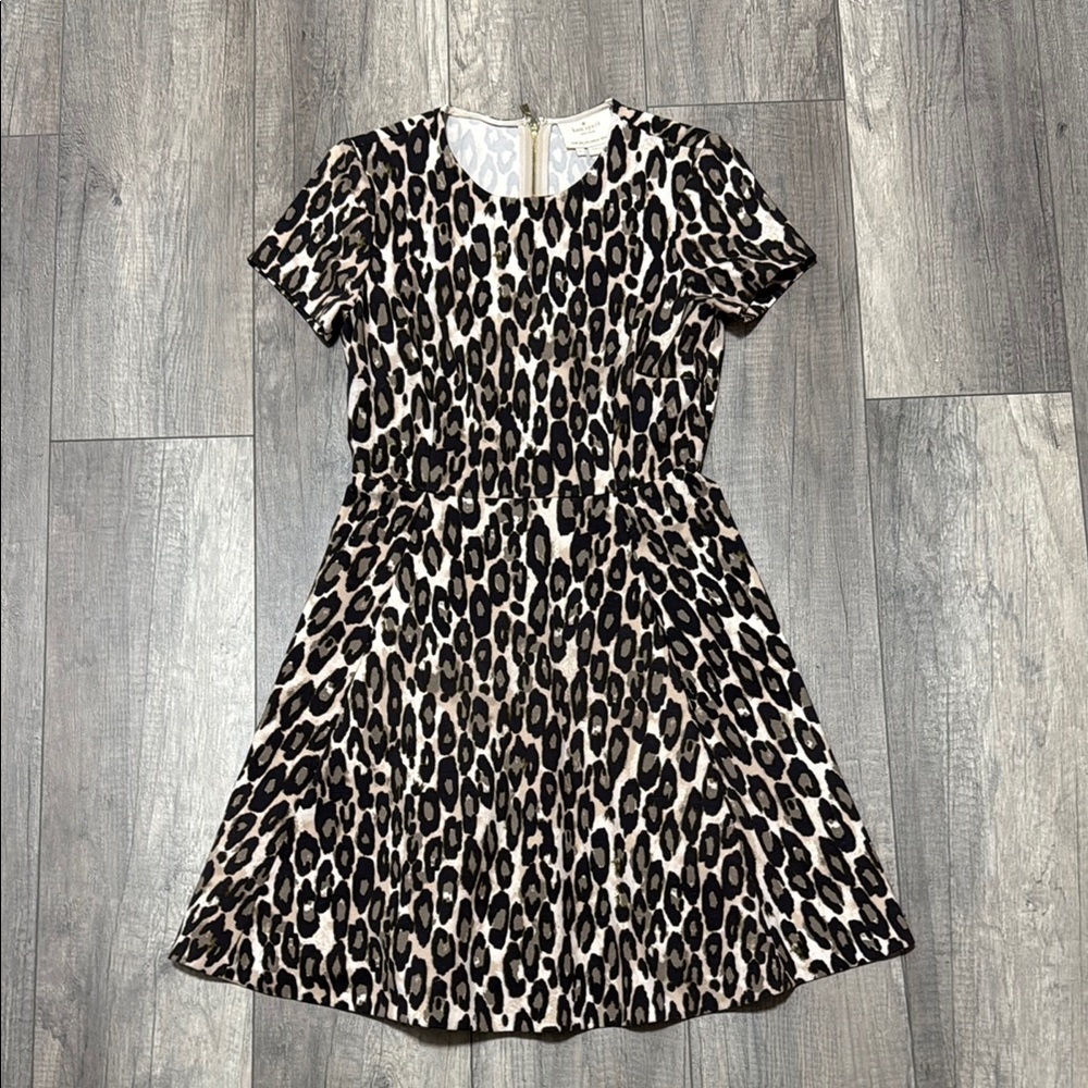 Kate Spade A-Line Animal Print Dress